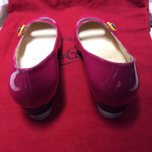 Christian Louboutin Pink Bibababy Mary Jane Pumps - Picture 4 of 8